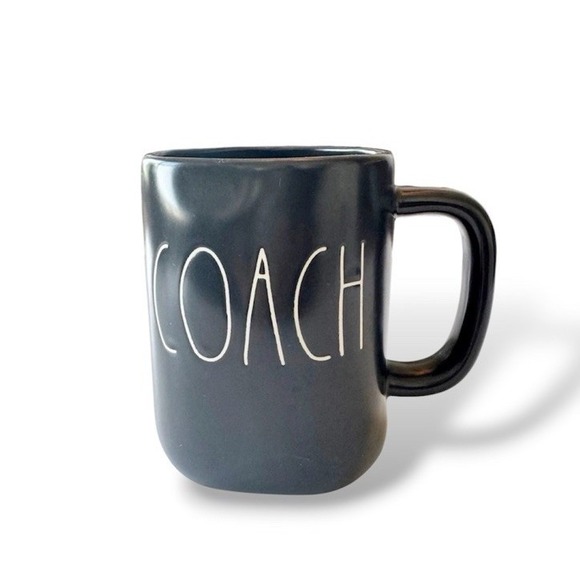 Rae Dunn Other - HTF Rae Dunn Artisan Collection COACH Coffee Tea BIG  Mug Cup Black /White